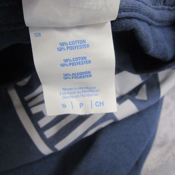 Port & Company Mens T-Shirt Blue Size S Short Sleeve Casual Graphic Tee - Picture 5 of 8